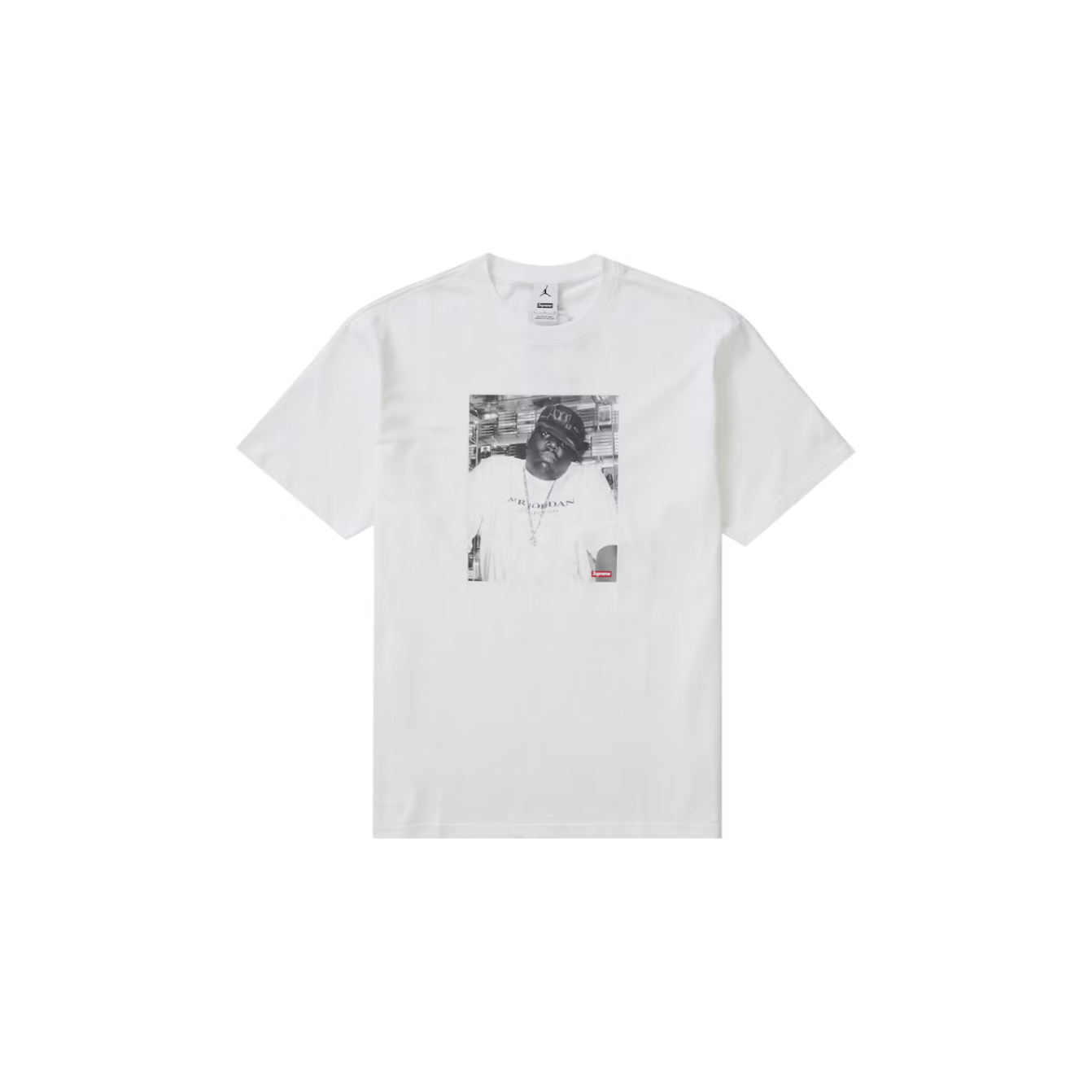 Supreme Jordan Biggie S/S Top (White) – All Day Sneakers