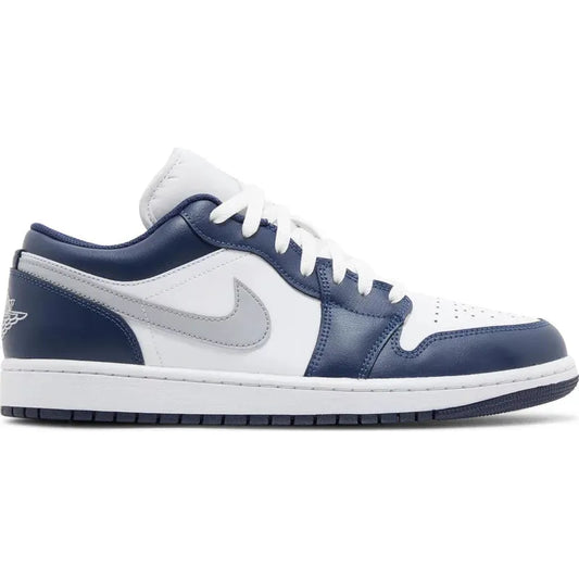 Jordan 1 Low Wolf Grey Midnight Navy