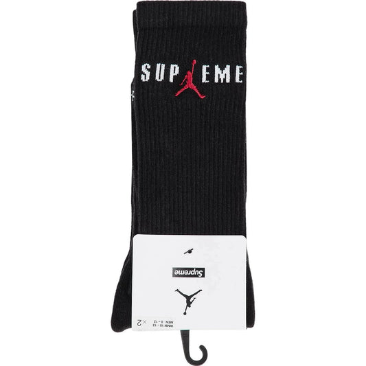 Supreme Jordan Crew Socks Black