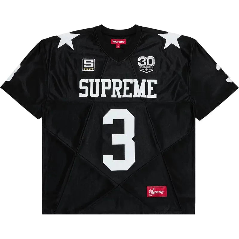 Supreme Star Football Jersey Black