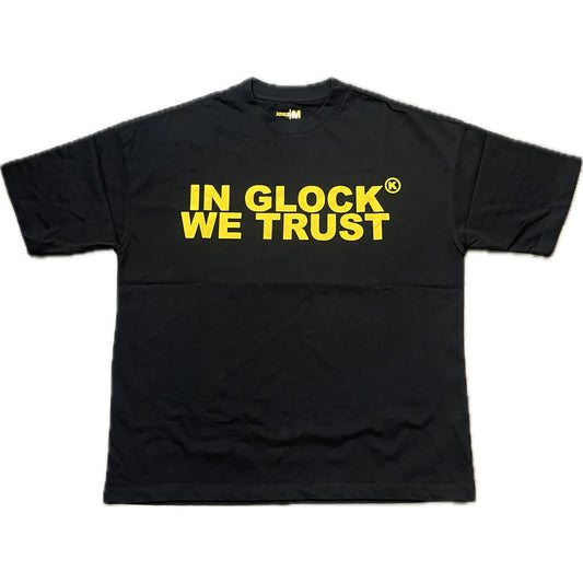 In Glock We Trust Tee (Black/Yellow)