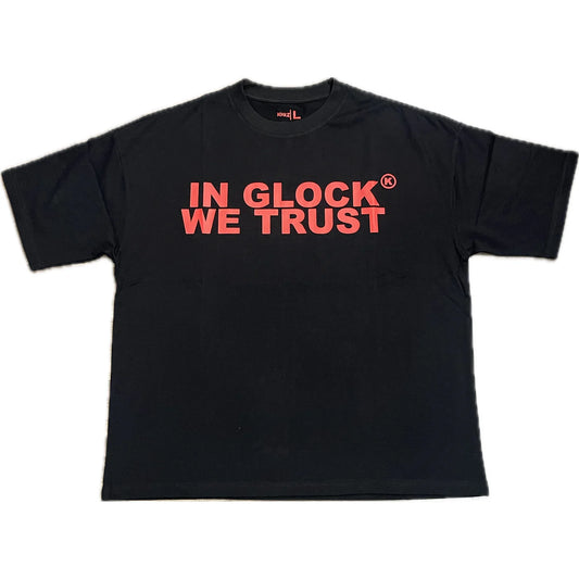 In Glock We Trust Tee (Black/Red)