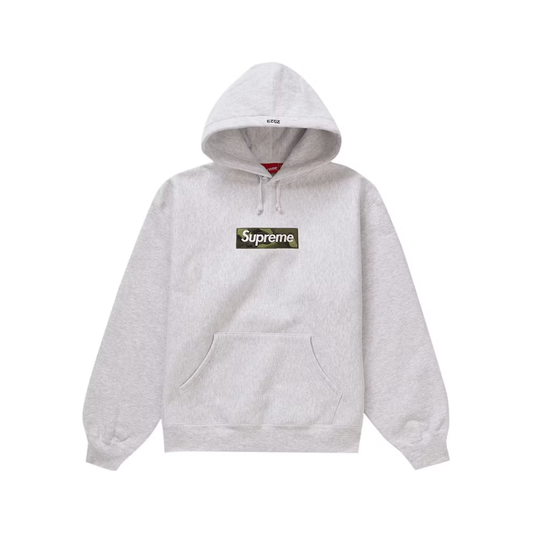 Supreme Box Logo Hooded Sweatshirt (FW23) Ash Grey